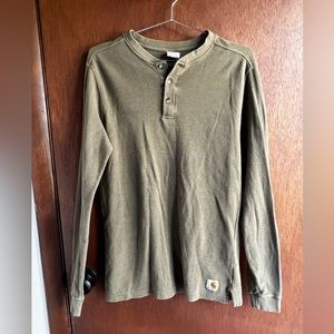 Carhartt Thermal Henley Long Sleeve Shirt | Small